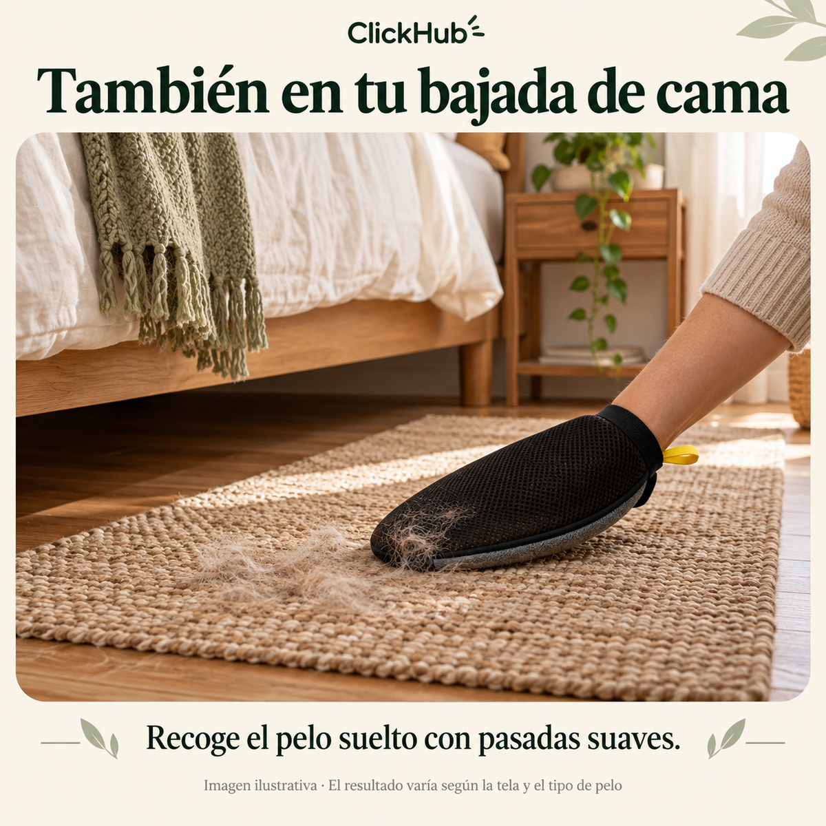 Guante quitapelos para perros y gatos