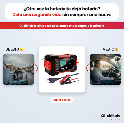Cargador Inteligente y Reparador de Baterías 12V 🚗⚡