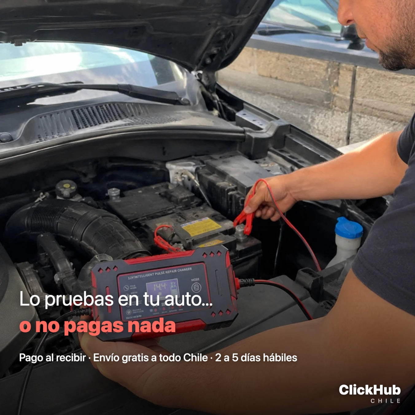 Cargador Inteligente y Reparador de Baterías 12V 🚗⚡
